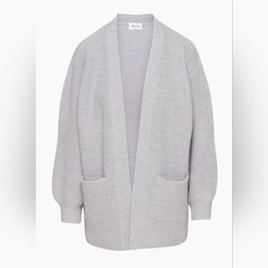 Wilfred Free Unwind Cardigan in Light Grey